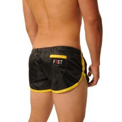 Fist Short court FIST Noir-Jaune